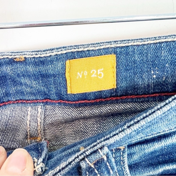 PILCRO AND THE LETTERPRESS ANTHROPOLOGIE ROLLED CUFF DENIM JEAN SHORTS SZ 25 - Picture 3 of 5